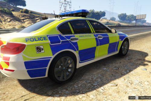 British Police 2015 BMW 530D F10 ANPR GMP